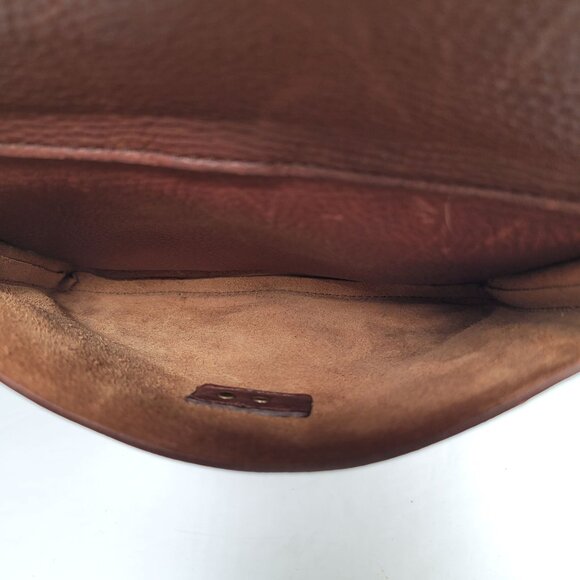 Will Leather Goods Brown Leather Backpack W Multiple Pockets & Adjustable Straps - Picture 8 of 10